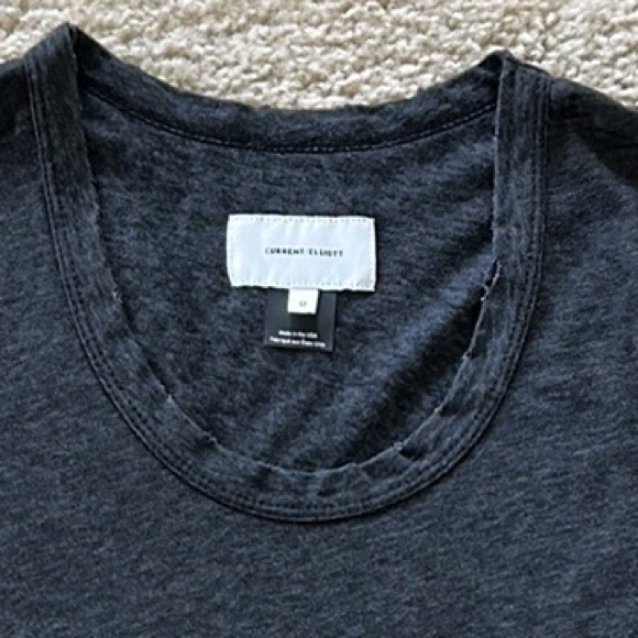 Current/Elliott Distressed Tee - Picture 3 of 7